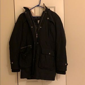 Halogen black parka